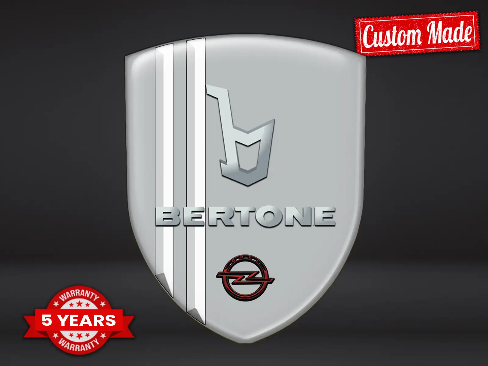 Bertone Logosticker Business Edition Stern Minimalistisch